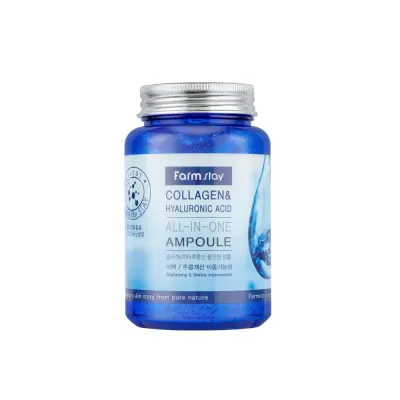 FARM STAY Collagen & Hyaluronic Acid All In One Ampoule 250ml