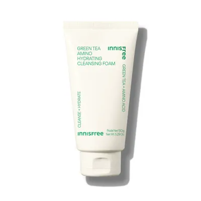 INNISREE GREEN TEA HYDRATION AMINO CLEANSING FOAM 150G