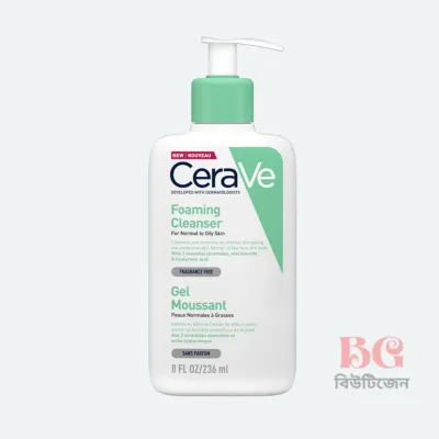 Cerave Foaming Cleanser For Normal To Oily Skin 236ml