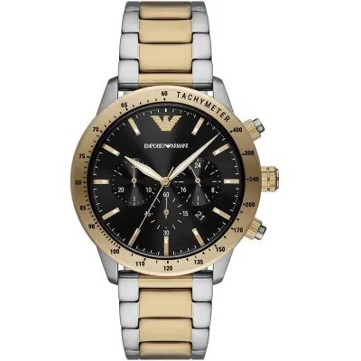 Emporio Armani Chronograph Black Dial Men's Watch