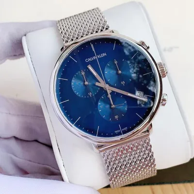 Calvin Klein High Noon Blue Dial Watch