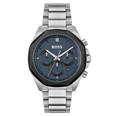 Hugo Boss Cloud Heren Horloge Blue Dial Men's Watch