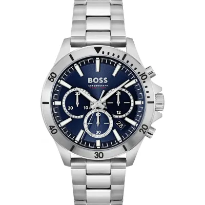 Boss 'Men's Troper  Blue Dial Chronograph Watch