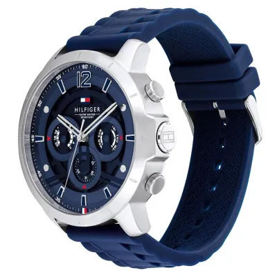  Tommy Hilfiger Luca Multifunction  Silicone Band Watch