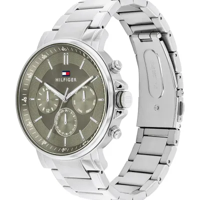 Tommy Hilfiger Tyson Stainless Steel Green Dial Men's Watch
