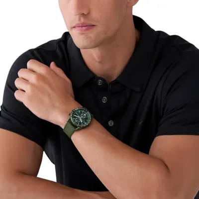 Men's Michael Kors Oversized Warren Green Watch 