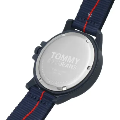 Tommy Hilfiger Men's Quartz Plastic & Nylon Strap Watch