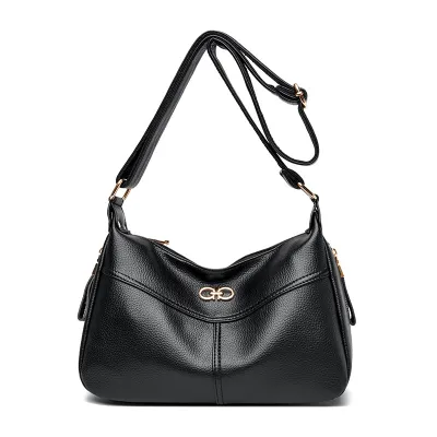 Soft Leather Shoulder Crossbody Bag HB45295