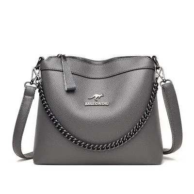 Versatile soft leather crossbody bag HB46159