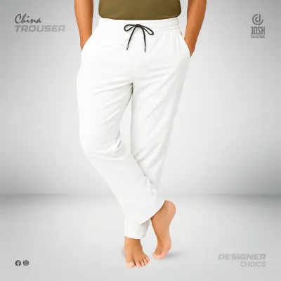 Formal China Trouser- White