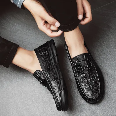 MEN'S GENUINE LEATHER SOFT SHOES