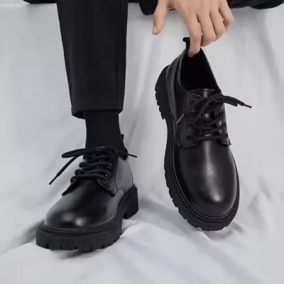 BOTTOM CASUAL TRENDY LEATHER SHOES