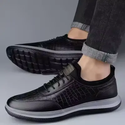 CASUAL LEATHER SNEAKERS SHOES