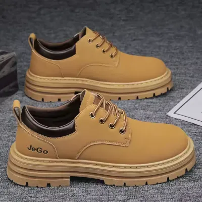 MENS ANTI-SLIP PU LEATHER SHOES