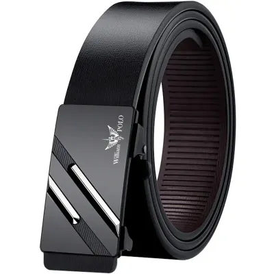 KING MEN'S LEATHER AUTOMATIC BUCKLE BELT