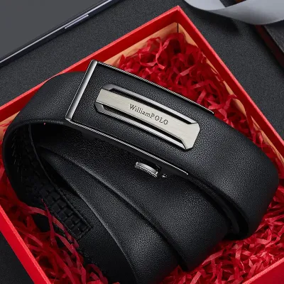 MEN'S FIRST LAYER COWHIDE BUCKLE BELT