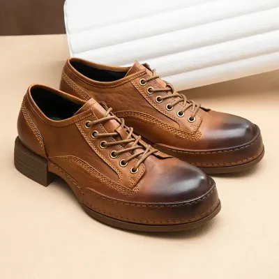 HANDMADE NEW CASUAL LEATHER SHOES