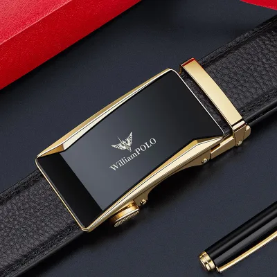MEN'S TOP LAYER LEATHER BELT 