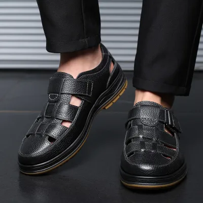 SUMMER BAOTOU LEATHER SHOES