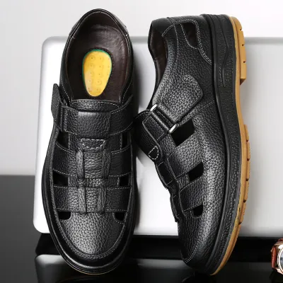 SUMMER BAOTOU LEATHER SHOES