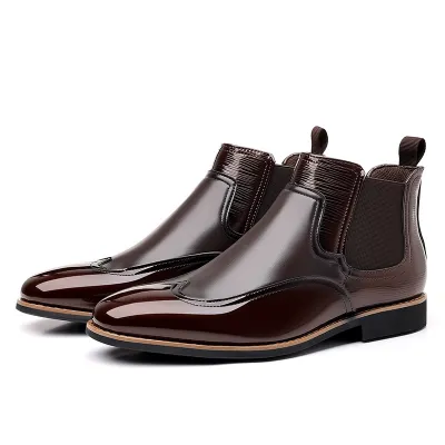 MEN'S COLOR MATCHING CHELSEA BOOTS