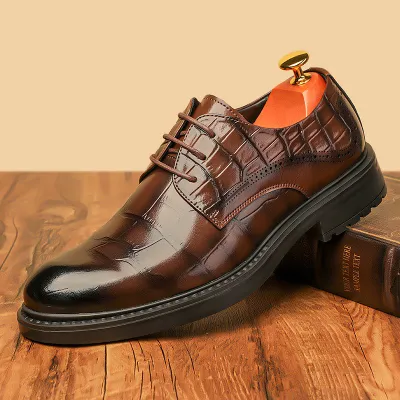  MEN'S NEW STYLE LEATHER SHOES
