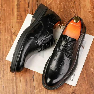  MEN'S NEW STYLE LEATHER SHOES