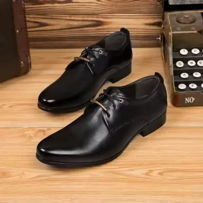 BRITISH STYLE MEN'S LEATHER DRESS SHOES