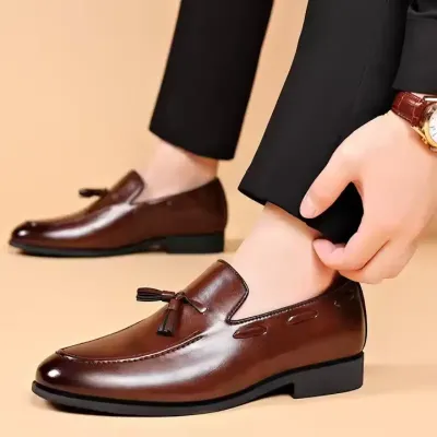 MEN'S BRITISH STYLE LEATHER LOAFERS