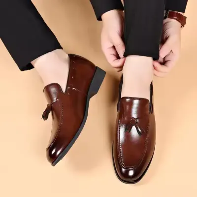 MEN'S BRITISH STYLE LEATHER LOAFERS