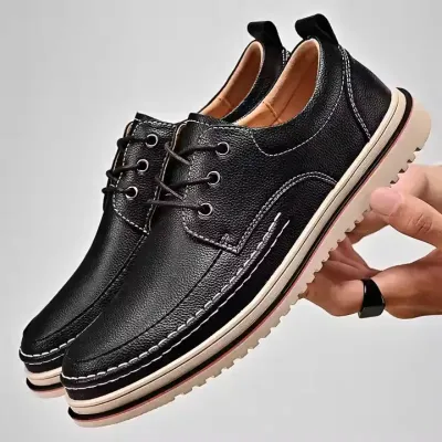 MEN'S SLIP-ON PU BUSINESS SHOES