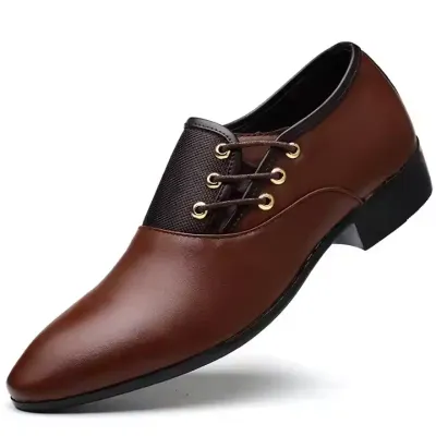 MEN'S LARGE SIZE LEATHER DRESS SHOES