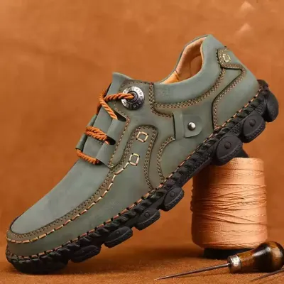 MEN'S LARGE SIZE CASUAL LEATHER SHOES