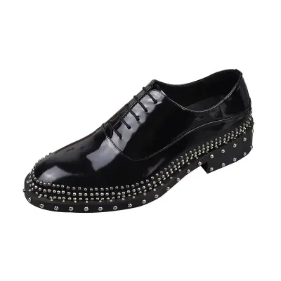MEN'S RIVETED OXFORD DRESS SHOES