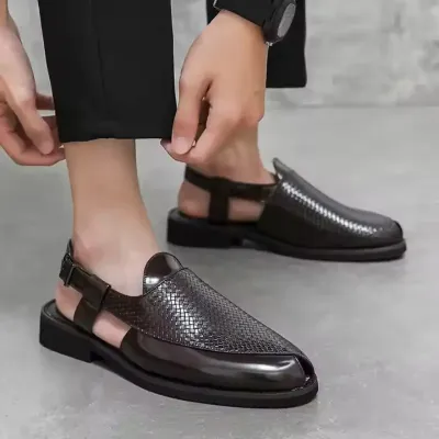 MEN'S BREATHABLE LEATHER SANDALS