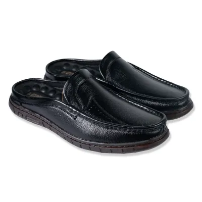 Men's Fashionable Genuine Leather Half Shoes 