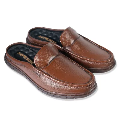 Breathable  Leather Half Shoes