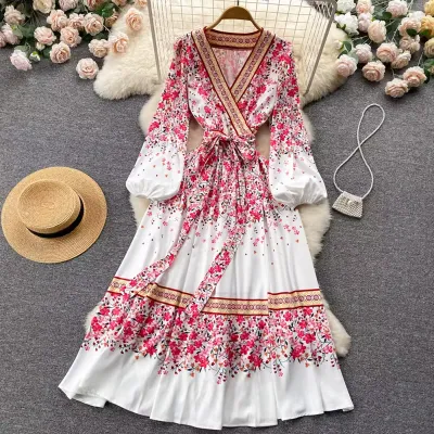 Floral Grace Midi Dress