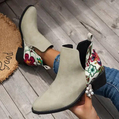 SHORT BOOTS SIDE ZIPPER