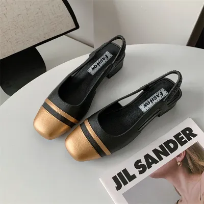 DAILY WEAR LOW HEEL TOE WOMEN'S SANDALS