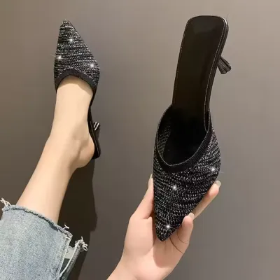WOMEN STILETTO POINTED SLIPPERS