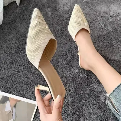 WOMEN STILETTO POINTED SLIPPERS