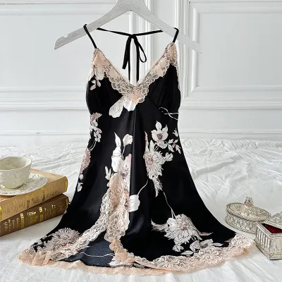 NEW DANNYLIN ICE SILK NIGHTDRESS