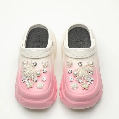 THICK-SOLED HOLE SHOES FOR WOMEN