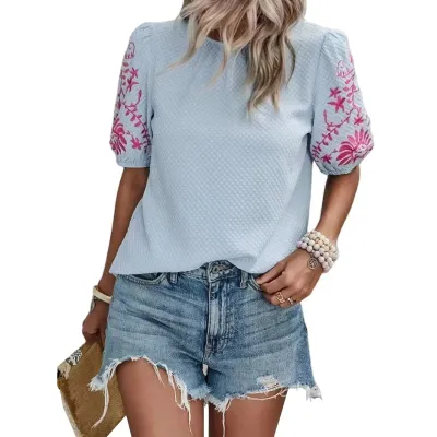  EMBROIDERED TOPS SHIRTS