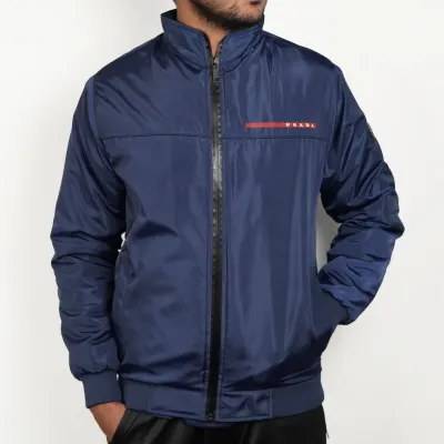 Biker Special Prada Jacket – Navy Blue