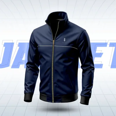 Men’s Premium Jacket (Navy Blue)