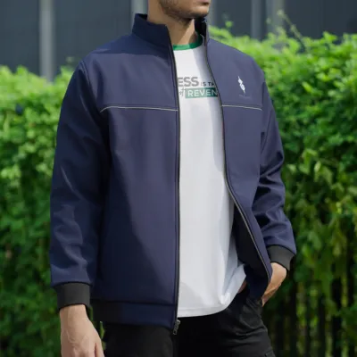 Men’s Premium Jacket (Navy Blue)