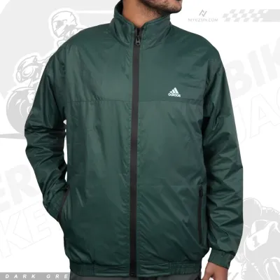 Lightweight Hooded Windbreaker - Dark Green (ডার্ক গ্রিন)