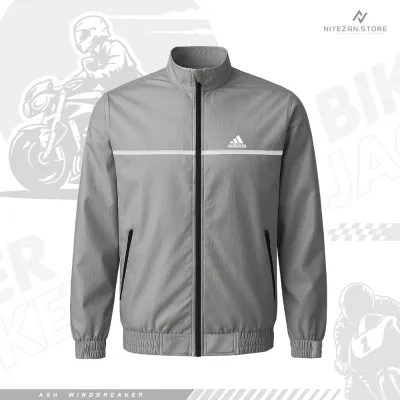 Solid Windbreaker - Ash